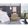 Boahaus Palma Nightstand (Brown) - 2-drawer - Brown
