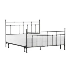 Providence Antique Finial Vintage Inspired Bed - Antique Bronze - Twin -Bed Frame Shop 6837cbbb 4e1b 447f 9794 8b1ee93353ff