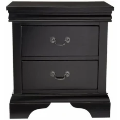 22" Wide Nightstand With Drawers - Black -Bed Frame Shop 68dcc89f 6a18 4b0d b0a1 1f042cb6d078