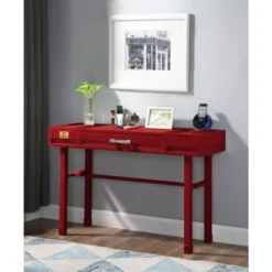 ACME Cargo Vanity Desk In Red