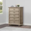 Abbyson Harrison Traditional Solid Wood Chest - Grey