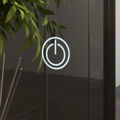 Makeup Vanity Dressing Tabel Set With Touch Screen Mirror & Stool - White -Bed Frame Shop 6a6086ff e247 4f15 aa16 3e08ea6d63b0