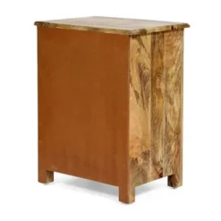 Floretta Mango Wood Nightstand By Christopher Knight Home - Natural + Black - 3-drawer -Bed Frame Shop 6b4d942f 2a78 475e 99fa f177a9755356