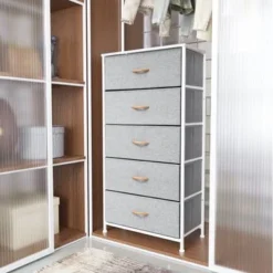 VredHom Vertical 5 Drawers Storage Tower - Dark Grey - 5-drawer -Bed Frame Shop 6bcd31e3 e345 49e6 9274 2341a257a982