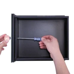 Mirrored Nightstand With 3 Drawers - Silver -Bed Frame Shop 6c00ce60 a291 452c 879c a94e08285bab