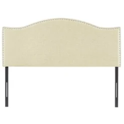 Catalina Upholstered Headboard With Nailhead Trim, Height Adjustable Headboard, Modern Head Board, Fabric Headboard - Queen,Dark Gray -Bed Frame Shop 6f2ba021 6be0 42d1 91a0 c388a304a0f3