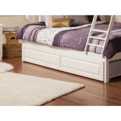Raised Panel Trundle Twin White - White -Bed Frame Shop 6fbf8037 2e11 43a5 aac5 c56e8ac65750