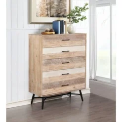 Carbon Loft Verdun Rough Sawn Multi 5-drawer Chest - Rough Sawn Multi - 5-drawer -Bed Frame Shop 70349659 b927 44a4 ab38 b9137b702c28