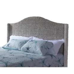 Driftwood Braided Sheltered Woven Headboard By Panama Jack - Gray - King