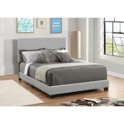Dorian Upholstered California King Bed Grey