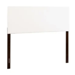 Faux Leather Adjustable Height Headboard - White - Full -Bed Frame Shop 719327b5 e2eb 4aec 9ecd a8d56163d02b