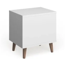 DH BASIC Scandinavian White 2-drawer Nightstand By Denhour - White - 2-drawer -Bed Frame Shop 72096bc6 65ad 4eea add2 e96e0f9e4782