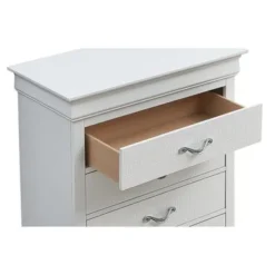 Lorana 5-drawer Chest - White -Bed Frame Shop 72df99f0 db3f 4155 8e6b 11a82cd30ad4