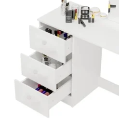 Boahaus Alexandra Dressing Table - Clear -Bed Frame Shop 732c4b1d 935a 4bd8 a41a e5278c7c61a9