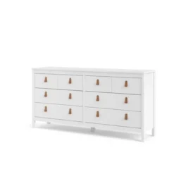 Porch & Den Madrid 8 Drawer Double Dresser - White - 8-drawer -Bed Frame Shop 733b8d87 7616 4d38 bff3 97546b3bc060
