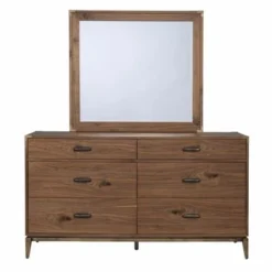 Adler Natural Walnut 6-Drawer Dresser - 6-drawer -Bed Frame Shop 74456815 a591 4204 9333 8a71ccde9af7