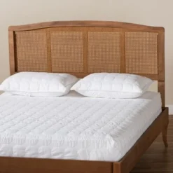 Carson Carrington Ugglom Wood And Synthetic Rattan Headboard - Full -Bed Frame Shop 74cd5458 ed0b 4f9f bad1 82eac334e6f2