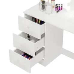 Boahaus Iris Vanity With Light Bulbs - Gold -Bed Frame Shop 74fb2963 9f47 4564 9943 5463c8f127c7