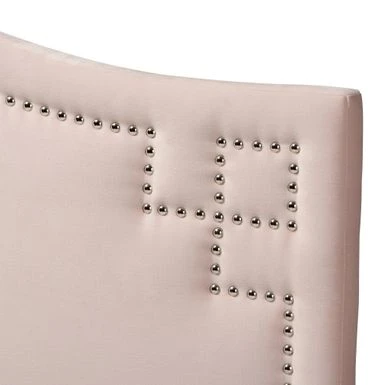 Copper Grove Oleshky Velvet Fabric Headboard - Pink - King 10 Copper Grove Oleshky Velvet Fabric Headboard - Pink - King - Image 10
