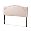 Copper Grove Oleshky Velvet Fabric Headboard - Pink - Full