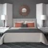 Diamond Tufted Arcadia Natural Headboard - Full
