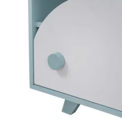 Nestfair Wooden Nightstand End Table With Drawer And Open Storage - Grey -Bed Frame Shop 77fd036e 9e5d 4f4f 946e db74a7871c39