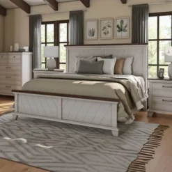 The Gray Barn Overlook Rustic 4-piece Bedroom Set - Rustic Chocolate And Honey - King -Bed Frame Shop 78068ba2 becf 46ad 9d5f ffbf0a8ec74c