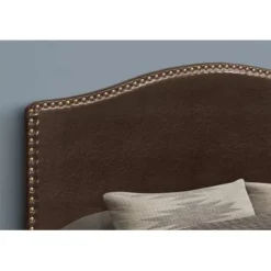 Bed/ Headboard Only/ Queen Size/ Bedroom/ Upholstered/ Pu Leather Look/ Brown/ Transitional -Bed Frame Shop 78256e72 eec3 4e7c a3be 11a9a780df1a