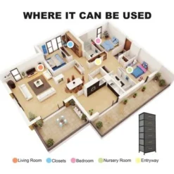 Crestlive Products Vertical Dresser Storage Tower With Wood Top - Light Gray - 6-drawer -Bed Frame Shop 78964ea2 e4fb 410d 935e 9268f89b8db6