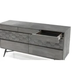 Makena 6 Drawer Dresser In Grey Acacia Wood - 6-drawer - Tundra Grey -Bed Frame Shop 792bc427 da7a 4ec6 a052 8aeb197fb6a2