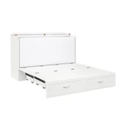 Hamilton Murphy Bed Chest With Storage Drawer And Built-In Charger - White - Twin XL -Bed Frame Shop 7ac9393b a93c 4262 aa94 fcdb4335bb3f
