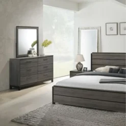 Roundhill Furniture Ioana 187 Antique Grey Finish Wood 6 Drawers Dresser - Grey - 9-drawer -Bed Frame Shop 7acf3acd fda8 42e5 8a3e 90681a9e9ebf