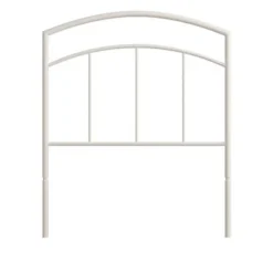 Julien Metal Headboard, Textured White - White - Queen -Bed Frame Shop 7bcd3845 ad96 4b33 8c31 9fd431c5e4a0