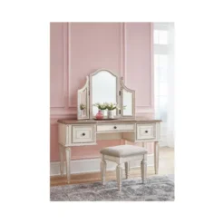 Realyn Vanity/Mirror/Stool (3/CN) -Bed Frame Shop 7bf048e3 51ba 4fee b302 67b67161953a