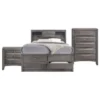 Picket House Furnishings Madison Full Storage 3PC Bedroom Set - Grey - Full - 3 Piece