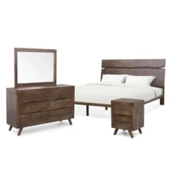 Carson Carrington Panola 4-Piece Bedroom Set - Queen -Bed Frame Shop 7d440712 2c00 46a1 9b3c 7c621995bb05