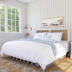 Hillsdale Furniture Serena Wood And Cane Panel Bed - Chocolate - Queen -Bed Frame Shop 7d879a9a 9aa0 4a4f b7ad ae28de458c9b