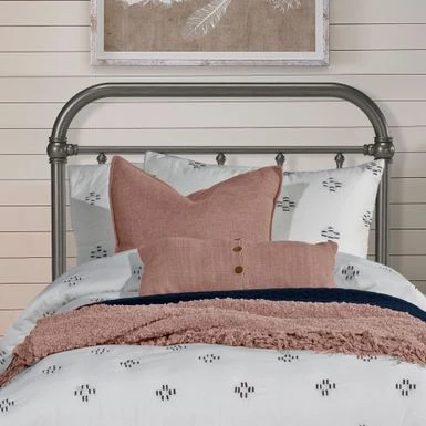 Hillsdale Furniture Kirkland Metal Headboard, Aged Pewter - Full 7 Hillsdale Furniture Kirkland Metal Headboard, Aged Pewter - Full - Image 7
