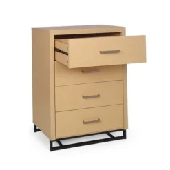 Beeson 4 Piece Bedroom Set By Christopher Knight Home - Maple/Black -Bed Frame Shop 7db87d96 28d6 48f9 bf17 794a1ccacc68