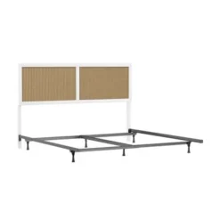 Hillsdale Furniture Serena Wood And Cane Panel Bed - Chocolate - Queen -Bed Frame Shop 7e6d5d17 8480 4a06 8c3a 5c283b8745ab