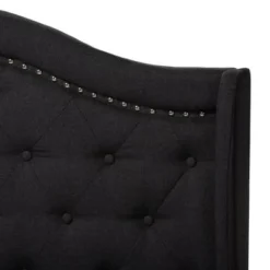 Contemporary Bed By Baxton Studio - Charcoal - King -Bed Frame Shop 7f000f1a 9cb2 4c8f af4a ce5b2373e696