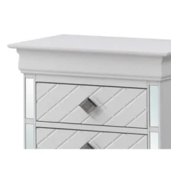 Verona Mirrored Wood 2-drawer Nightstand - Charcoal -Bed Frame Shop 7ff3509b fa27 40bb 8ba6 a091352fac14