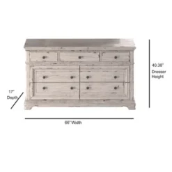 Palisade 7-drawer Dresser By Greyson Living - Antique White -Bed Frame Shop 80b24ea3 f8d1 44f7 b411 84bbf8b99998