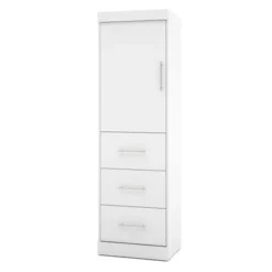 Nebula 25-inch Storage Unit - Bark Grey/White -Bed Frame Shop 81542507 96f3 4db7 9ba6 765b31ef9201