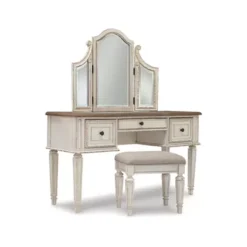 Realyn Vanity/Mirror/Stool (3/CN) -Bed Frame Shop 81854741 de3b 4704 961f f483f1f3a318