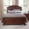 Harbor Point Rustic Cherry Arched Panel Bed By Greyson Living - King
