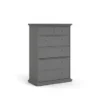 Porch & Den Virginia 6-drawer Chest - Black Lead