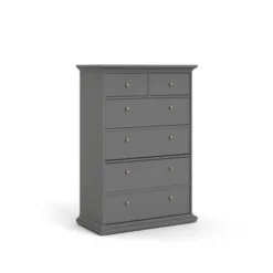 Porch & Den Virginia 6-drawer Chest - Black Lead