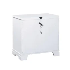 3 Drawers Wood Nightstand - Metallic Mercury -Bed Frame Shop 832a9ed7 5386 4c92 990a 3d2cda4d1bd8