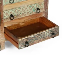 Conwell Boho Carved Wood 4-drawer Chest By Christopher Knight Home - Antique White -Bed Frame Shop 840d78a0 f095 439b a2a0 6a9884020c9d